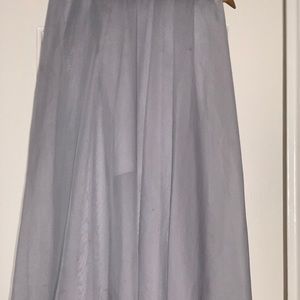 Grey Maxi Skirt